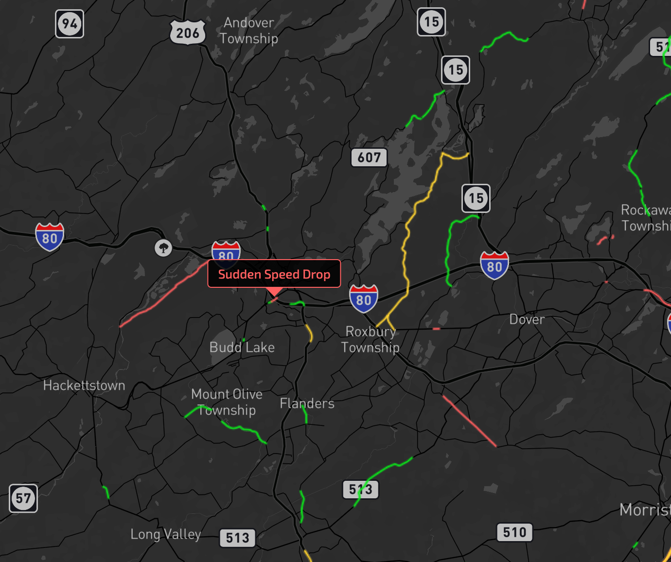 Porsche Cayman 718 map — speed drops, surface quality