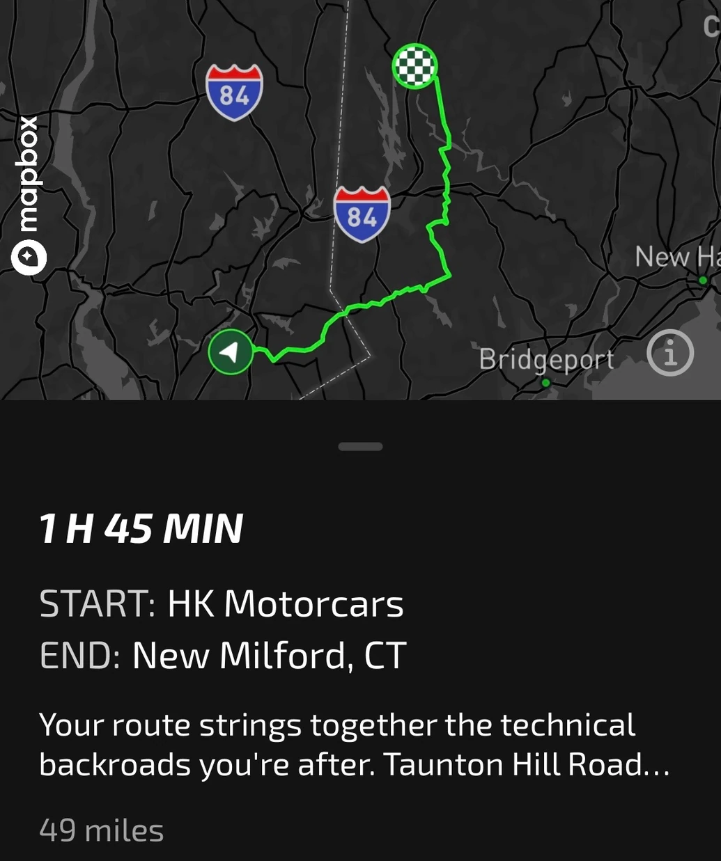 Route preview